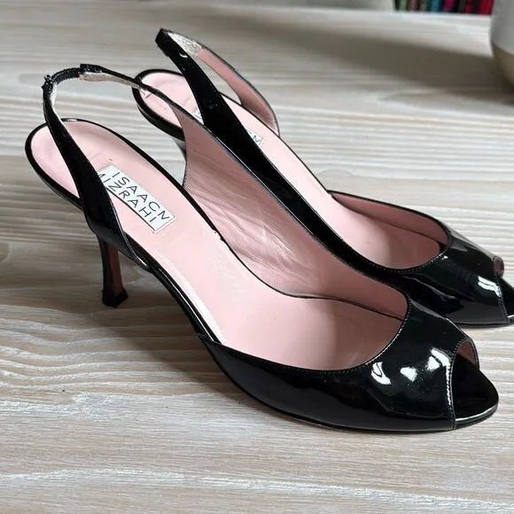 Isaac Mizrahi Slingback Heels size 9 black