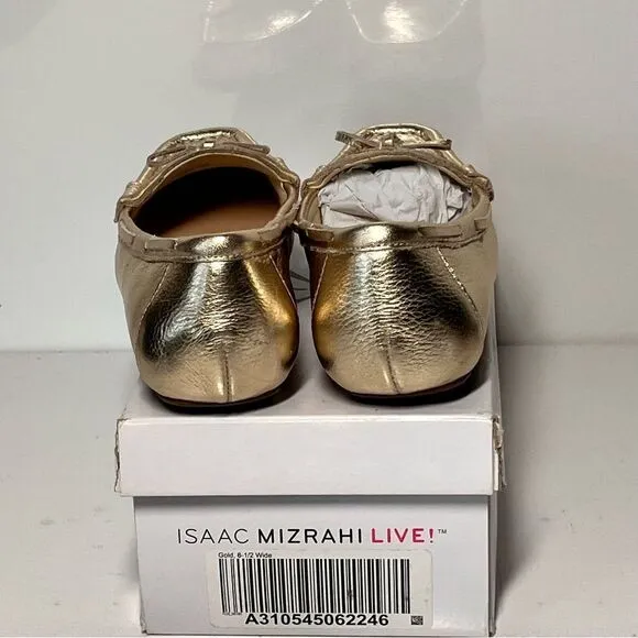 Isaac Mizrahi Leather Moccasins