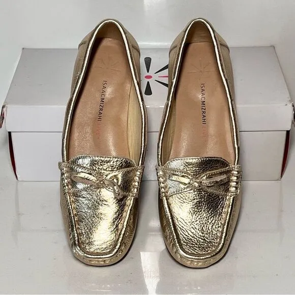 Isaac Mizrahi Leather Moccasins