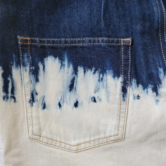 Isabel Marant Etoile Perrine Denim Skirt 8 Blue French Western Festival Cowgirl