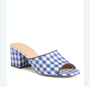 J. Crew All Day Mules (60MM) in Gingham Size 7.5