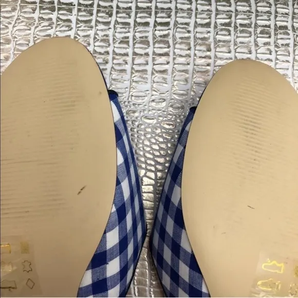 J. Crew All Day Mules (60MM) in Gingham Size 7.5