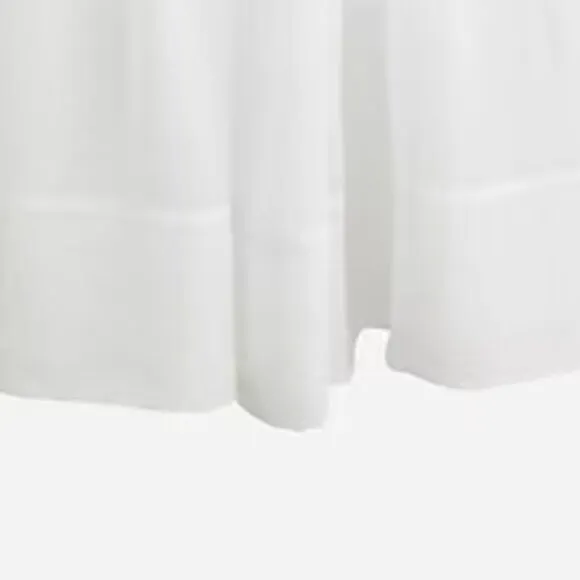 J. Crew Elena shirtdress in chiffon white NWT size 2