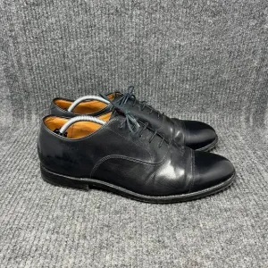 J. Crew Ludlow Cap Toe Black Leather Dress Shoes Oxfords Bench Made Men’s 12 D