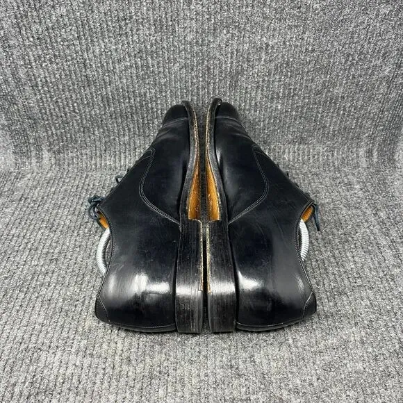 J. Crew Ludlow Cap Toe Black Leather Dress Shoes Oxfords Bench Made Men’s 12 D