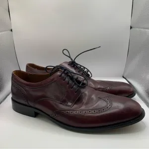 J. Murphy by JOHNSTON &amp; MURPHY Burgundy 12m Leather Cap Toe Oxfords