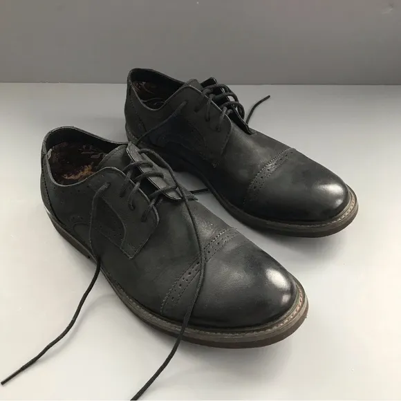J75 By Jump Boston 2 Hot Topic Punk Leather Lace Up Goth Oxfords Brogues 9.5