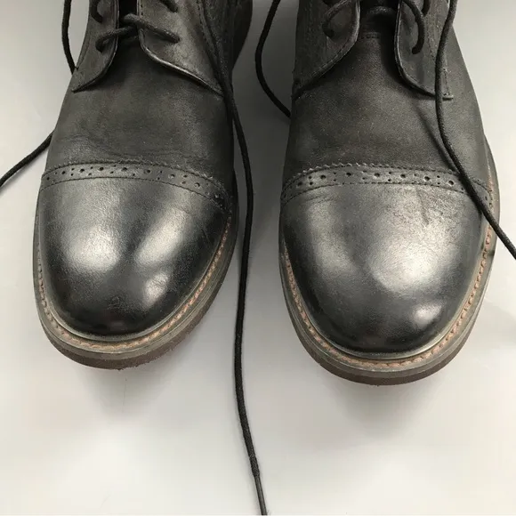 J75 By Jump Boston 2 Hot Topic Punk Leather Lace Up Goth Oxfords Brogues 9.5