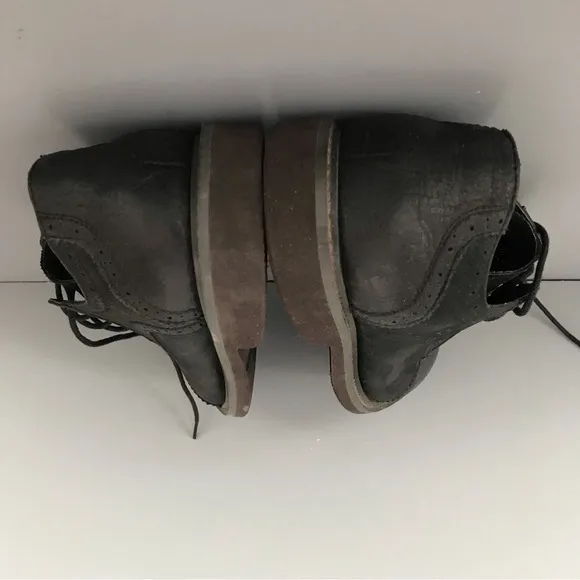 J75 By Jump Boston 2 Hot Topic Punk Leather Lace Up Goth Oxfords Brogues 9.5