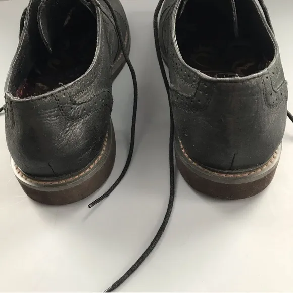 J75 By Jump Boston 2 Hot Topic Punk Leather Lace Up Goth Oxfords Brogues 9.5
