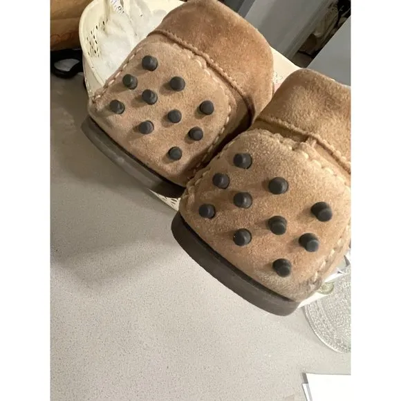 Jack Erwin Mens Decker Suede Driving Loafer Sand Tan  SZ 11M - Brazil
