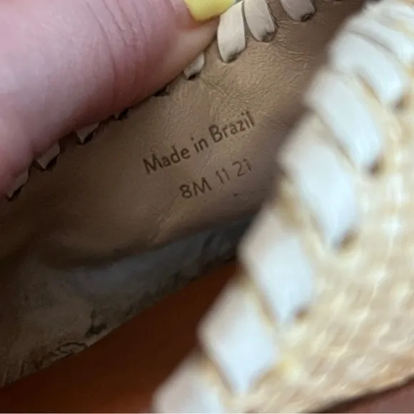 Jack Rogers Scarlett Rattan Raffia Woven Slide