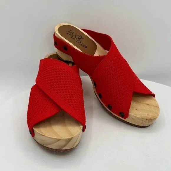 JAX &amp; BARD Libby Hill Womens Sandal  Color Red Ember  Size EU 37/US 6.5-7  NEW
