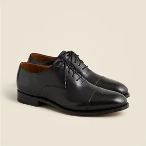 J.Crew Ludlow Cap Toe Leather Oxfords Black Size 7