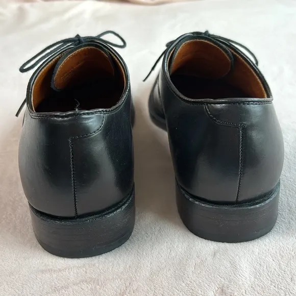 J.Crew Ludlow Cap Toe Leather Oxfords Black Size 7