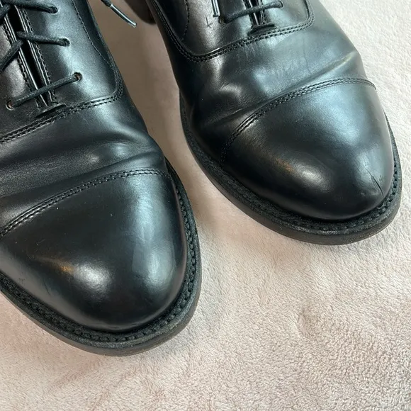 J.Crew Ludlow Cap Toe Leather Oxfords Black Size 7