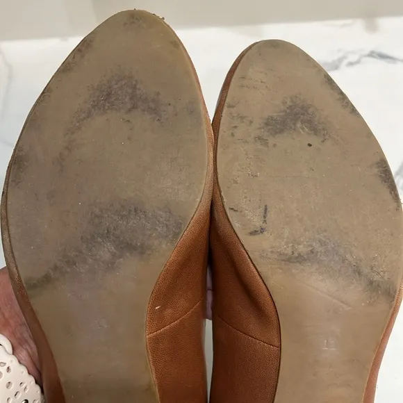 Jeffrey Campbell “Abby” tan kitten heels