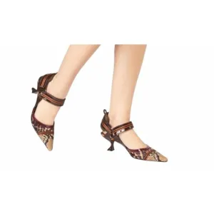 Jeffrey Campbell Atrophy 2 Beige Snake Cheetah Pointed Toe Low Heel Pumps Sz 8.5