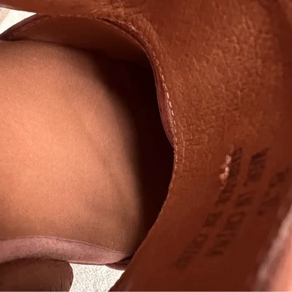 Jeffrey Campbell Cyrus Bow Suede Leather Slip-On Block Heel Mules Rose Pink 8.5