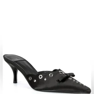Jeffrey Campbell Gratis Hardware Detail Satin Mules