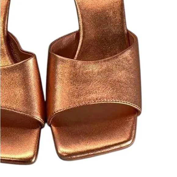 Jeffrey Campbell Mr. Big Square-toe Mule Sandals