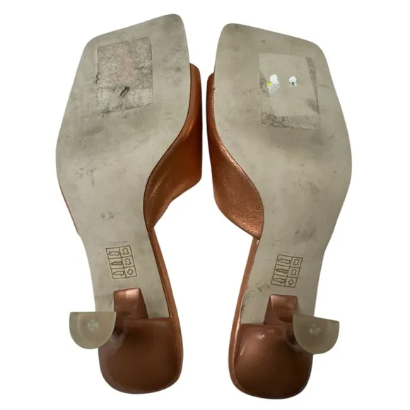 Jeffrey Campbell Mr. Big Square-toe Mule Sandals