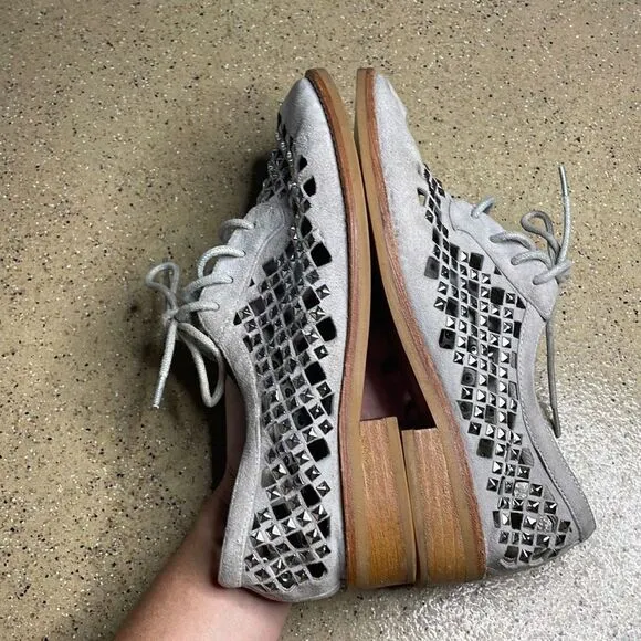 Jeffrey Campbell Town Square Studded Oxfords 6