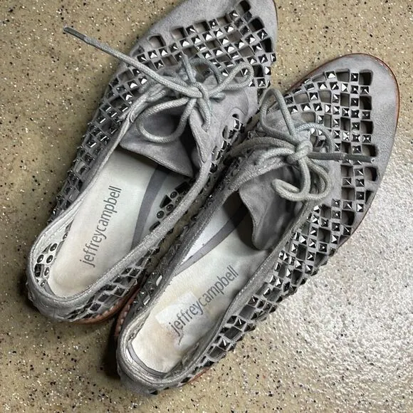Jeffrey Campbell Town Square Studded Oxfords 6
