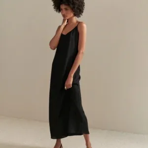 Jenni Kayne | Fete Slip Dress in Black