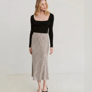 Jenni Kayne | Leopard Slip Skirt | Large