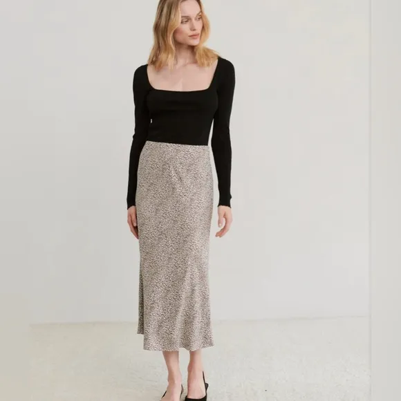 Jenni Kayne | Leopard Slip Skirt | Large