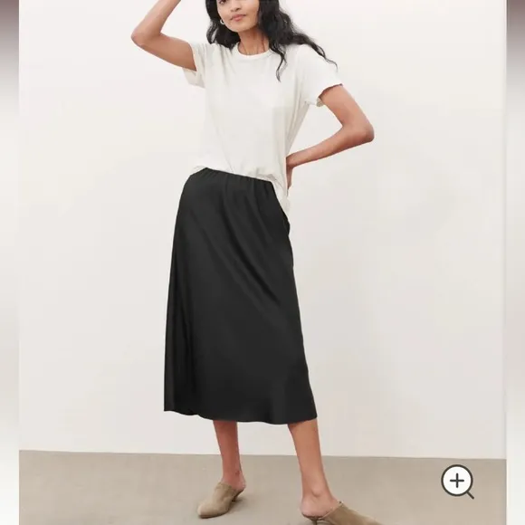 Jenni Kayne Slip Skirt in Black