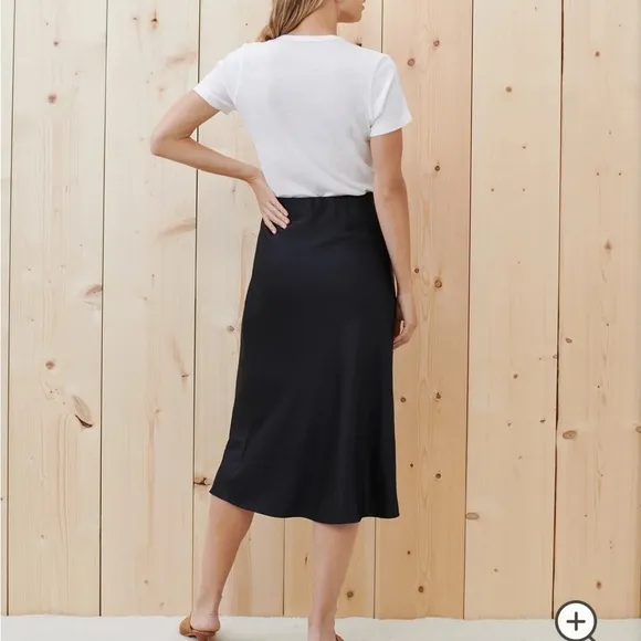 Jenni Kayne Slip Skirt in Black