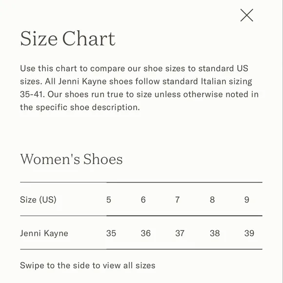 Jenni Kayne Suede Mule Laurel Size 38