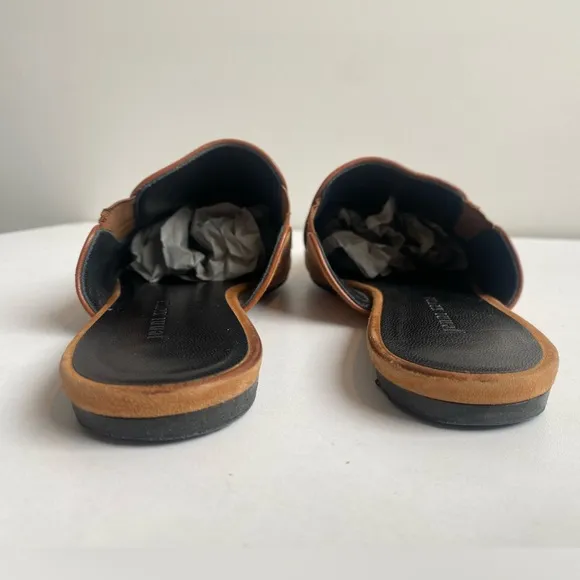 Jenni Kayne Suede Mule Slide in Saddle