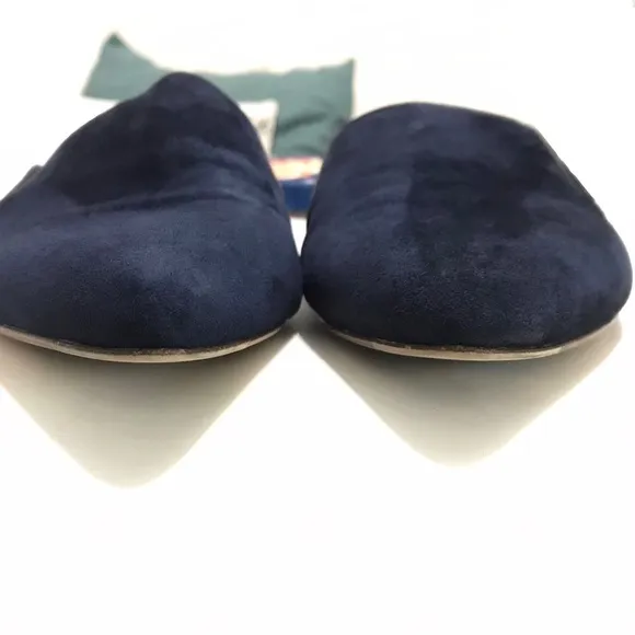 JENNI KAYNE Suede Mules in Navy Size EU 40 US 10