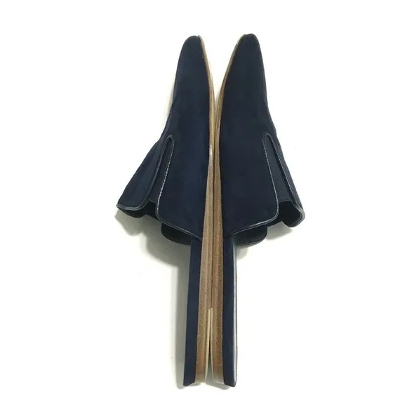 JENNI KAYNE Suede Mules in Navy Size EU 40 US 10