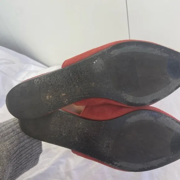 Jenni Kayne suede mules in Rust Size 36/ 5