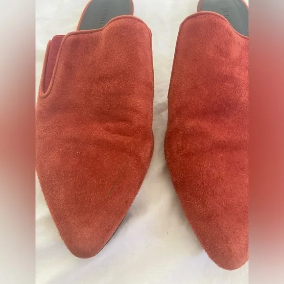 Jenni Kayne suede mules in Rust Size 36/ 5