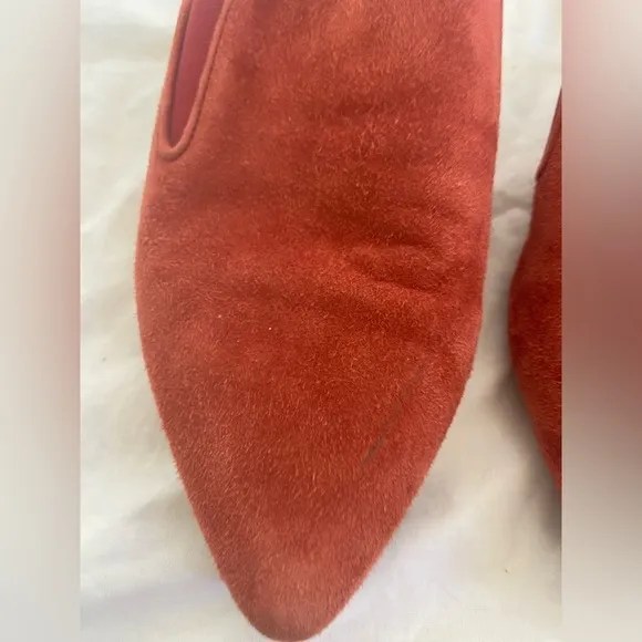 Jenni Kayne suede mules in Rust Size 36/ 5