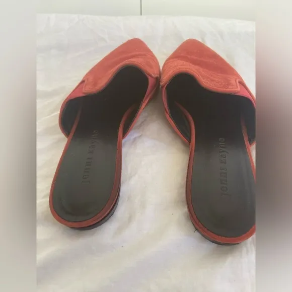 Jenni Kayne suede mules in Rust Size 36/ 5