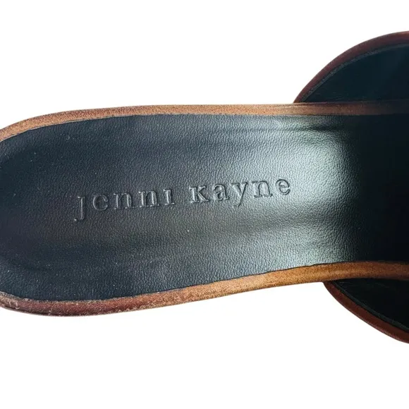 Jenni Kayne Suede Mules in Saddle
