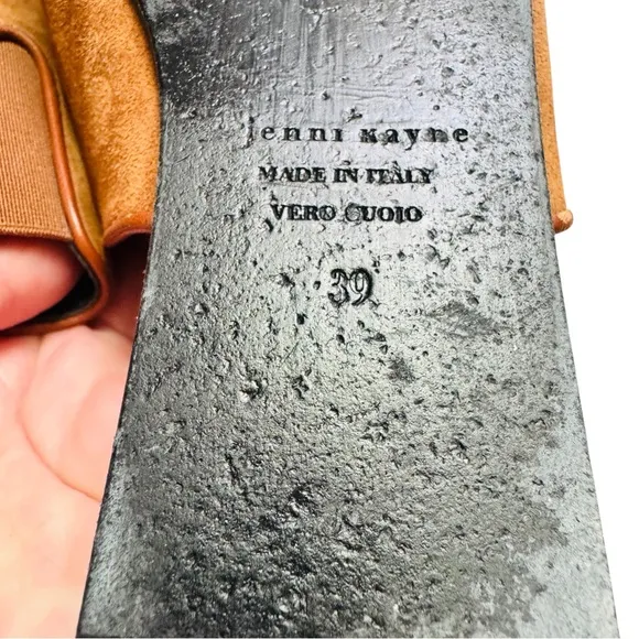 Jenni Kayne Suede Mules in Saddle