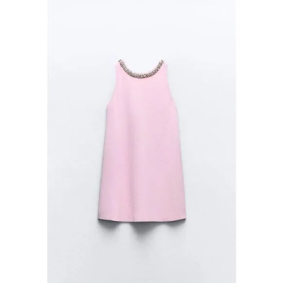 JEWEL PLAIN KNIT MINI DRESS
