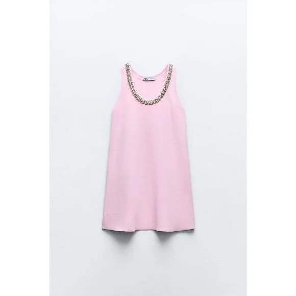 JEWEL PLAIN KNIT MINI DRESS
