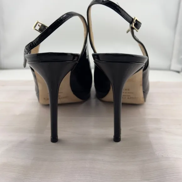 Jimmy Choo Black Heels with Slingback Strap