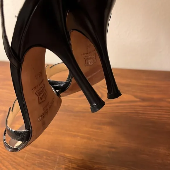 Jimmy Choo Black Slingback Heels