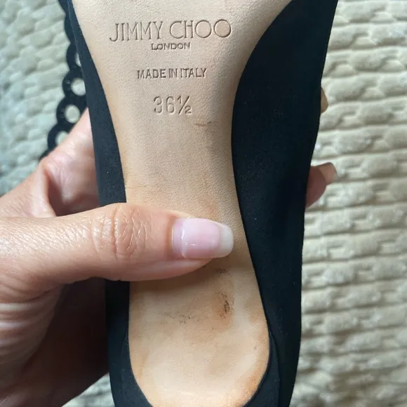 Jimmy Choo kitten heels black 36 1/2