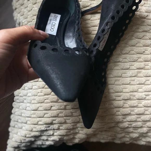 Jimmy Choo kitten heels black 36 1/2