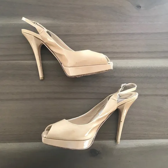 Jimmy Choo Peep Toe Slingback Heels